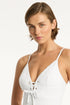 Sea Level Interlace Lace Up Tri One Pce